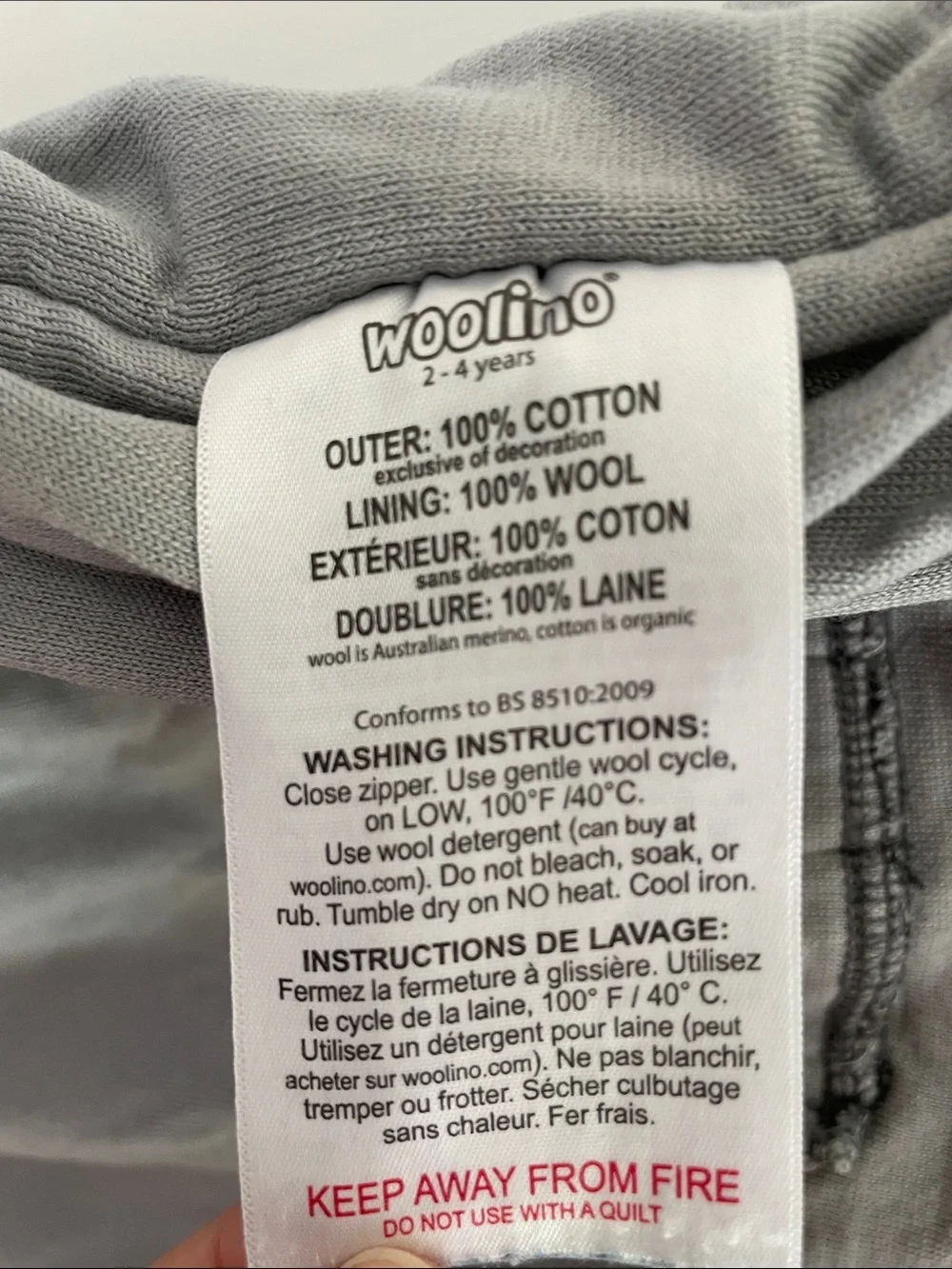 Woolino Star-Print Sleep Sack